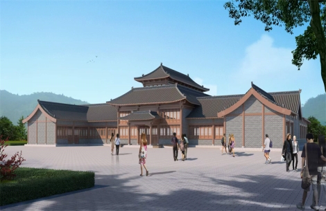 甘肃天水北山游客中心